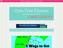 Tablet Screenshot of gymfreefit.com